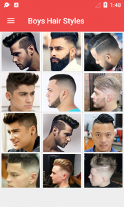 اسکرین شات برنامه Latest Boys Hairstyle 1