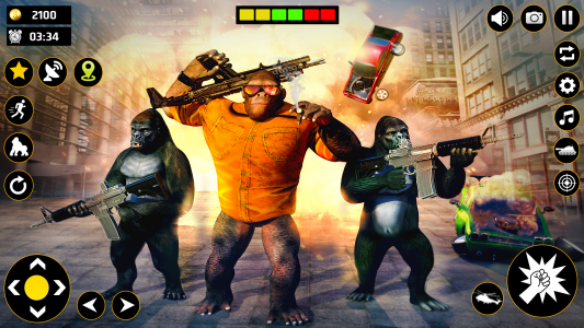 اسکرین شات برنامه Gorilla Smash City Attack Game 5