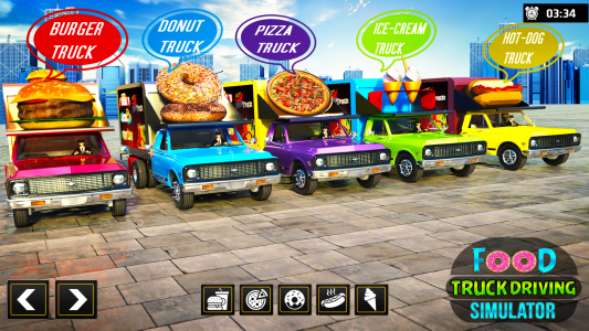 اسکرین شات برنامه Food Truck Driving Simulator 4