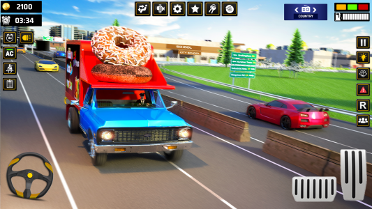 اسکرین شات برنامه Food Truck Driving Simulator 5