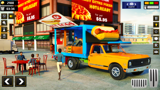 اسکرین شات برنامه Food Truck Driving Simulator 1