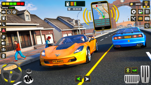 اسکرین شات برنامه City Cab Driver Car Taxi Games 2