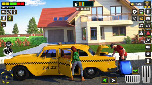 اسکرین شات برنامه City Cab Driver Car Taxi Games 7