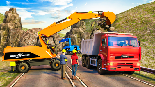 اسکرین شات برنامه Build Road Construction Games 2