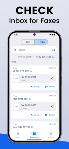 اسکرین شات 3 برنامه FaxFree: Send Faxes from Phone