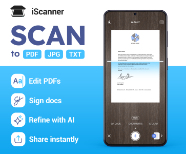 اسکرین شات 1 برنامه iScanner - PDF Scanner App