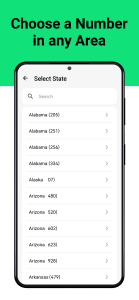 اسکرین شات 5 برنامه Second Phone Number - 2Number