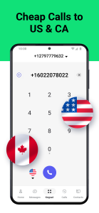 اسکرین شات 3 برنامه Second Phone Number - 2Number