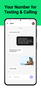 اسکرین شات 6 برنامه Second Phone Number - 2Number