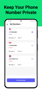 اسکرین شات 4 برنامه Second Phone Number - 2Number