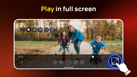 اسکرین شات برنامه All Video Player Media Player 5