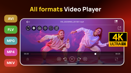اسکرین شات برنامه All Video Player Media Player 1