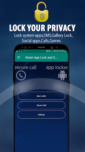 اسکرین شات برنامه Fingerprint Lock ,Pattern lock,App Lock,Call lock 1