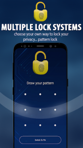 اسکرین شات برنامه Fingerprint Lock ,Pattern lock,App Lock,Call lock 2