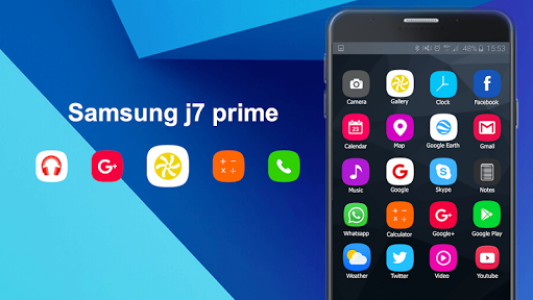 اسکرین شات برنامه Themes launcher for Samsung J7 Prime,wallpaper HD 3