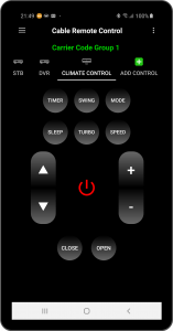 اسکرین شات برنامه Cable Remote Control Universal 4