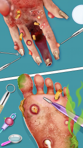 اسکرین شات 6 بازی ASMR Doctor Makeup Salon games