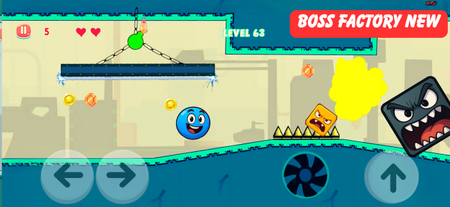 اسکرین شات 3 بازی Bounce Ball: Red Roller Ball