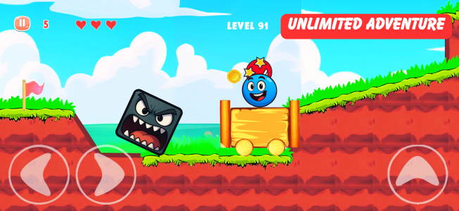 اسکرین شات 4 بازی Bounce Ball: Red Roller Ball
