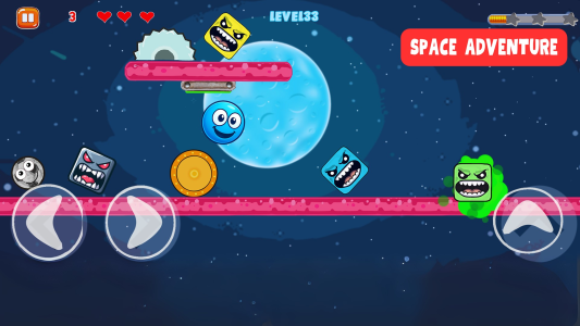 اسکرین شات 2 بازی Red Hero 4: Ball Bounce Bosses