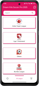 اسکرین شات 2 برنامه Dream Kits Soccer Pro 2025