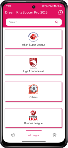 اسکرین شات 2 برنامه Dream Kits Soccer Pro 2025