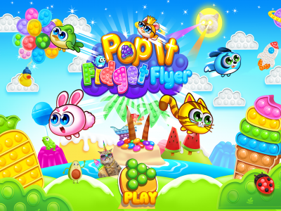 اسکرین شات بازی Pop It Fidget Flyer Toys 1