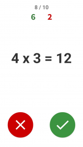 اسکرین شات 2 بازی Times Tables - Multiplication