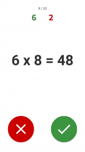 اسکرین شات بازی Times Tables - Multiplication 4