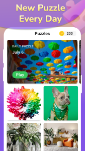 اسکرین شات 5 بازی Adults Jigsaw Puzzle Games HD