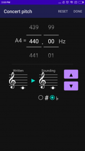 اسکرین شات برنامه CarlTune - Chromatic Tuner 4