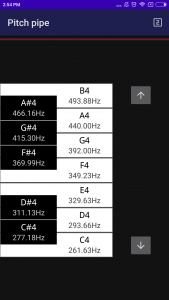 اسکرین شات برنامه CarlTune - Chromatic Tuner 7