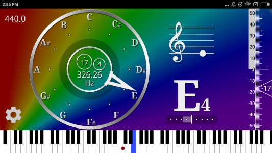 اسکرین شات برنامه CarlTune - Chromatic Tuner 3