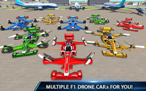 اسکرین شات برنامه Flying Formula Car Racing Game 5