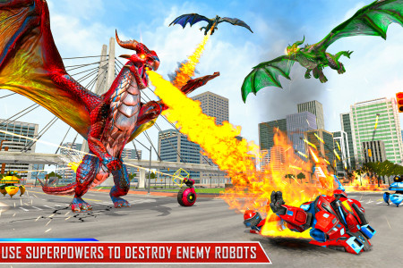 اسکرین شات برنامه Flying Dragon Game: Dragon War 3