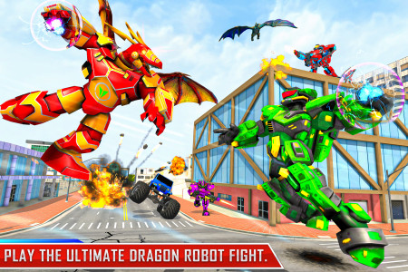 اسکرین شات برنامه Flying Dragon Game: Dragon War 1