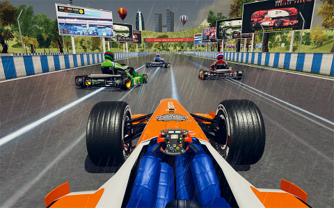 اسکرین شات برنامه Go-Kart Car Racing Games 3D 1