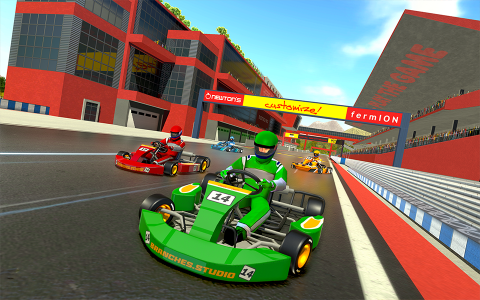 اسکرین شات برنامه Go-Kart Car Racing Games 3D 4