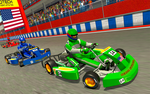 اسکرین شات 5 برنامه Go Kart Racing Games: Go Kart