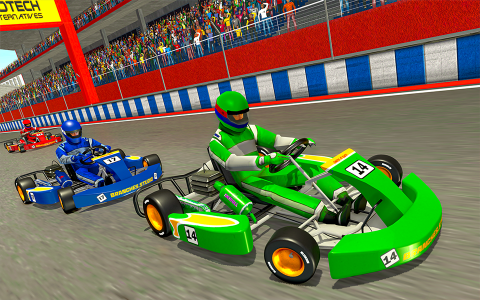 اسکرین شات برنامه Go-Kart Car Racing Games 3D 3