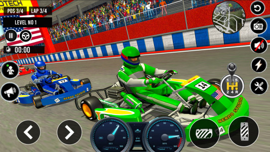 اسکرین شات 1 برنامه Go Kart Racing Games: Go Kart