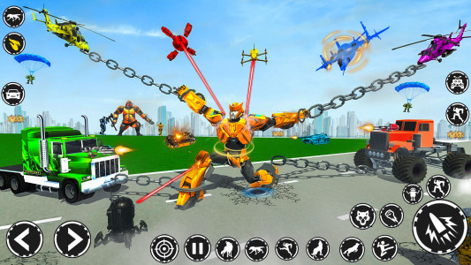 اسکرین شات 1 برنامه Mech Animal Robot: Wolf Robot