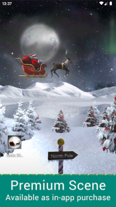 اسکرین شات برنامه Santa 3D Live Wallpaper 5