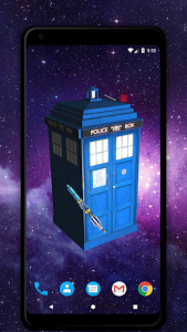 اسکرین شات برنامه TARDIS 3D Live Wallpaper 3