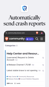 اسکرین شات 4 برنامه Brave Beta