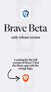 اسکرین شات 1 برنامه Brave Beta
