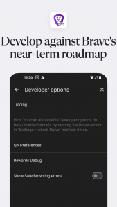 اسکرین شات برنامه Brave Nightly (devs & testers) 4