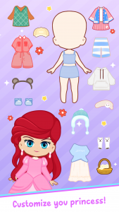 اسکرین شات 7 بازی Doll Dress Up: Makeup Games