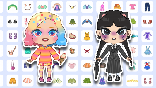 اسکرین شات بازی Chibi Doll: Dress Up Games 2