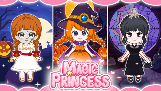 اسکرین شات 1 بازی Magic Princess: Dress Up Doll